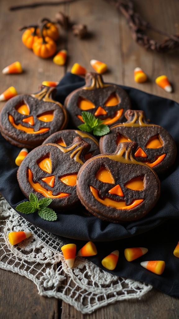 festive halloween cookie treat