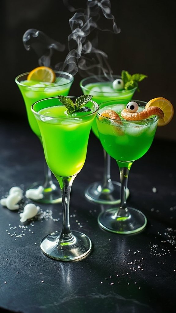 festive halloween green punch festive halloween green punch