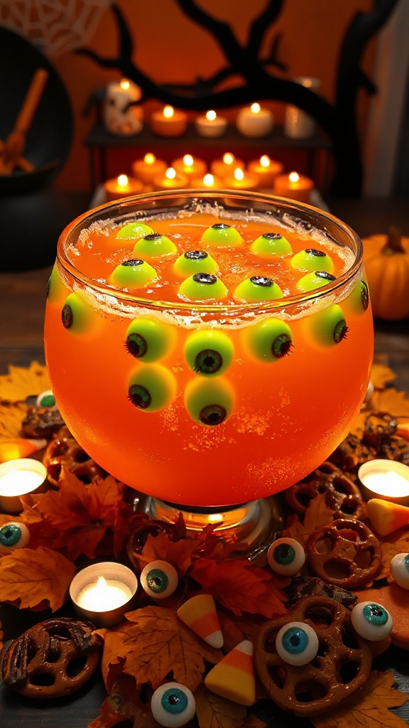 festive halloween non alcoholic punch