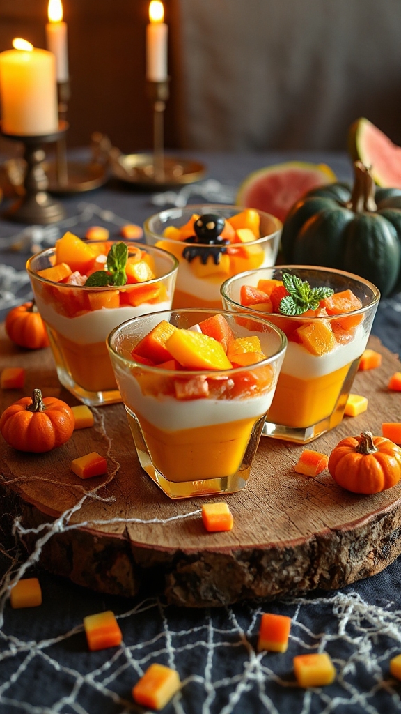festive layered fruit cups