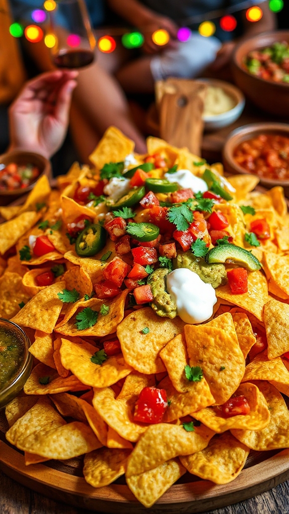 festive loaded nachos recipe