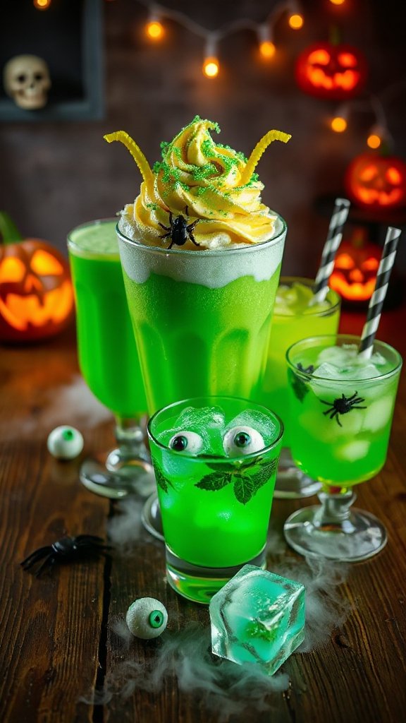 festive minty green shake festive minty green shake