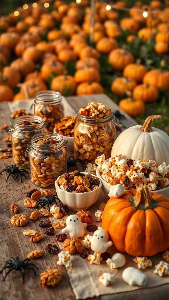 festive popcorn autumn treat