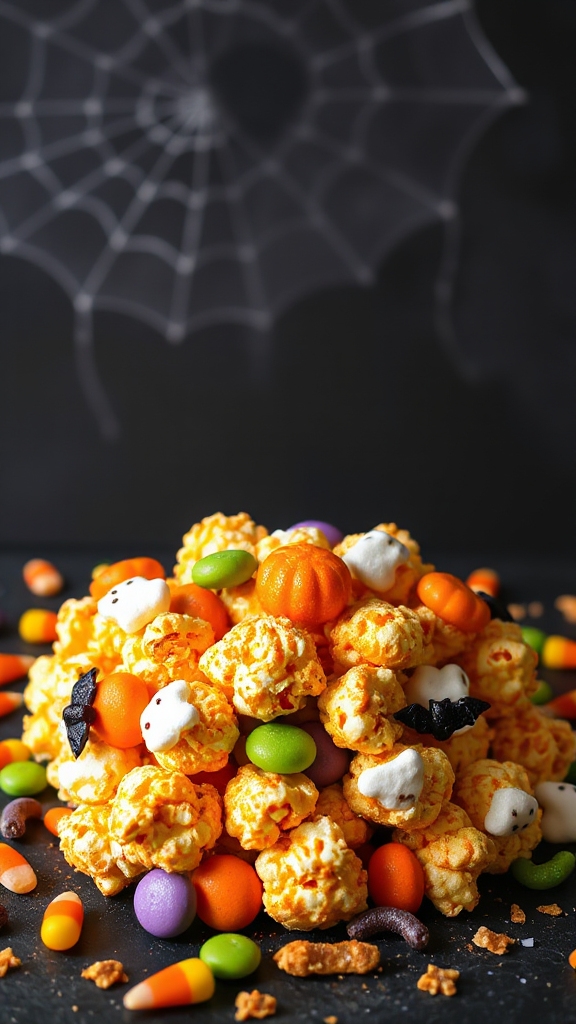 festive popcorn ball treat
