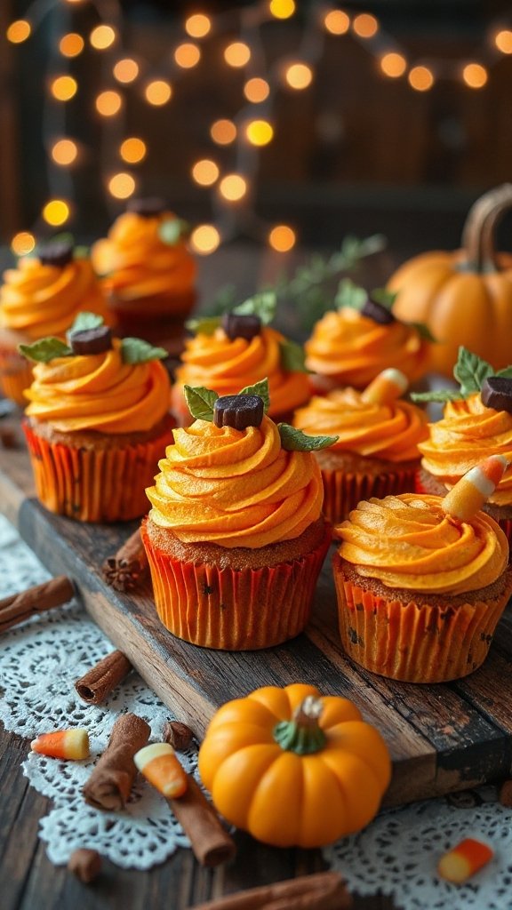festive pumpkin cupcakes recipe festive pumpkin cupcakes recipe