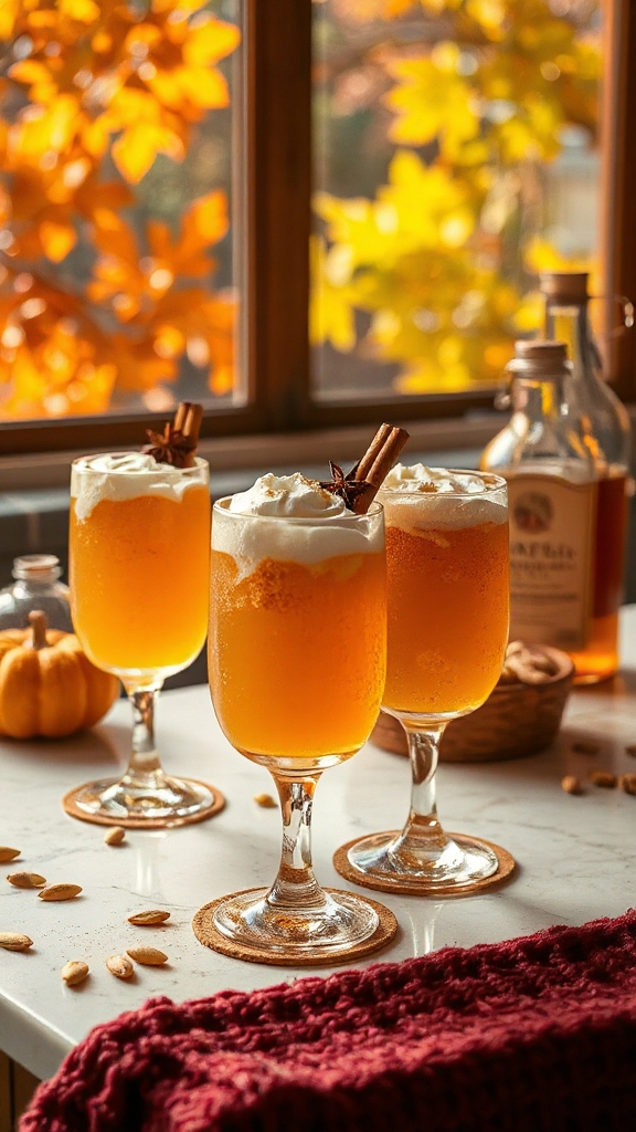 festive pumpkin spice drink