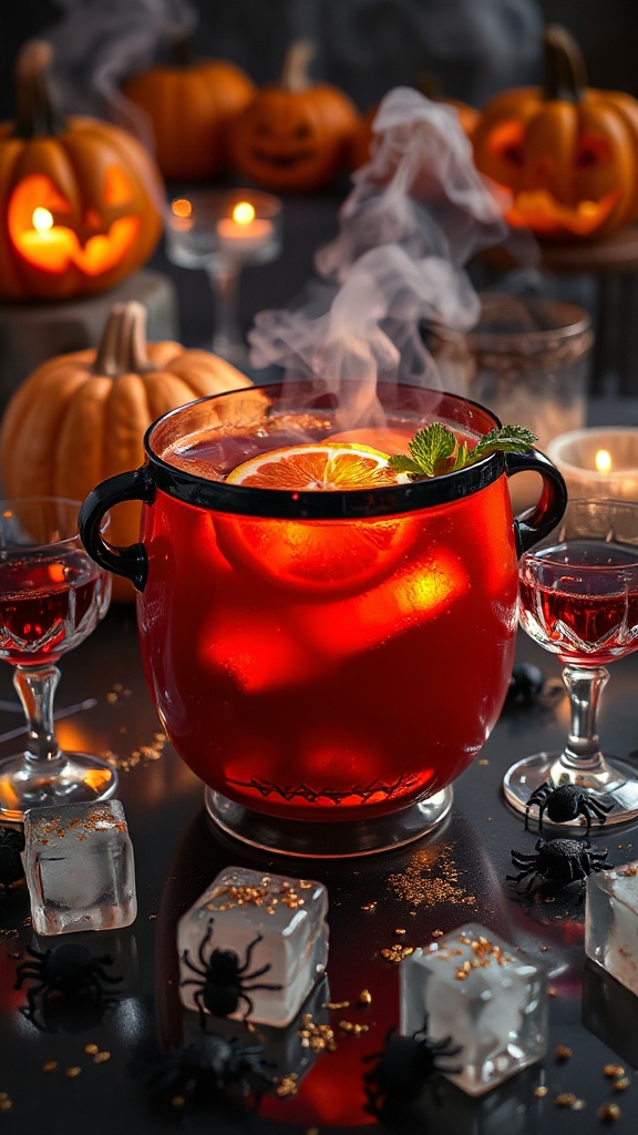 festive rum based punch