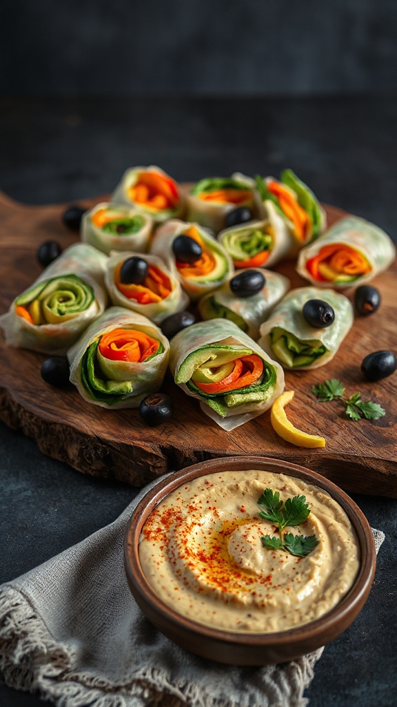 festive skeleton veggie rolls