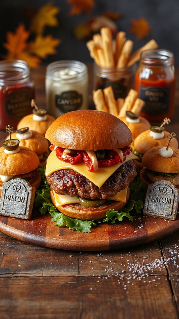 fiery chipotle cheddar burgers