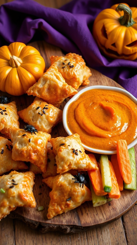 flaky vegan pumpkin pastries