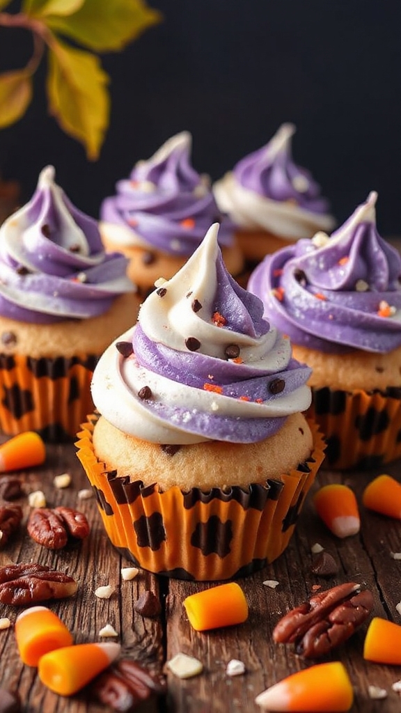 flavored ghost swirl cupcake base