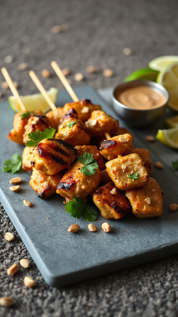 flavorful chicken skewers appetizer