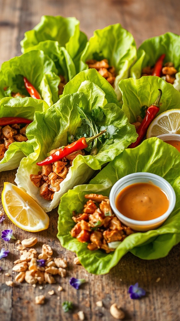 flavorful healthy chicken wraps