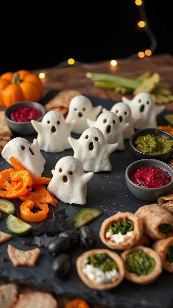 ghost shaped cheese snacks ghost shaped cheese snacks