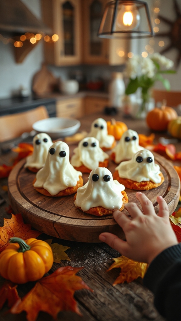 ghost shaped pizza bites recipe
