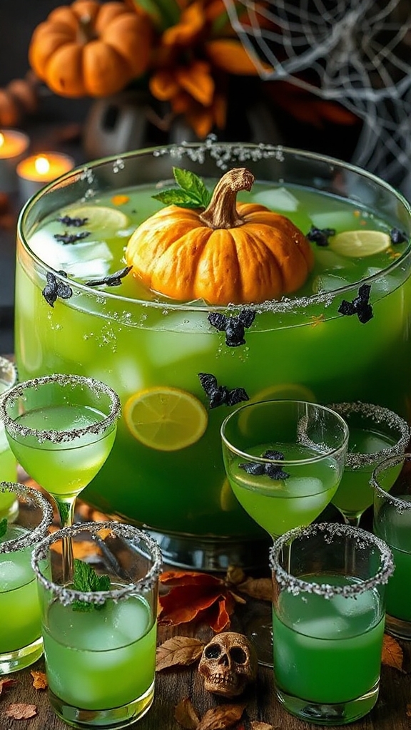 ghostly ginger lime punch