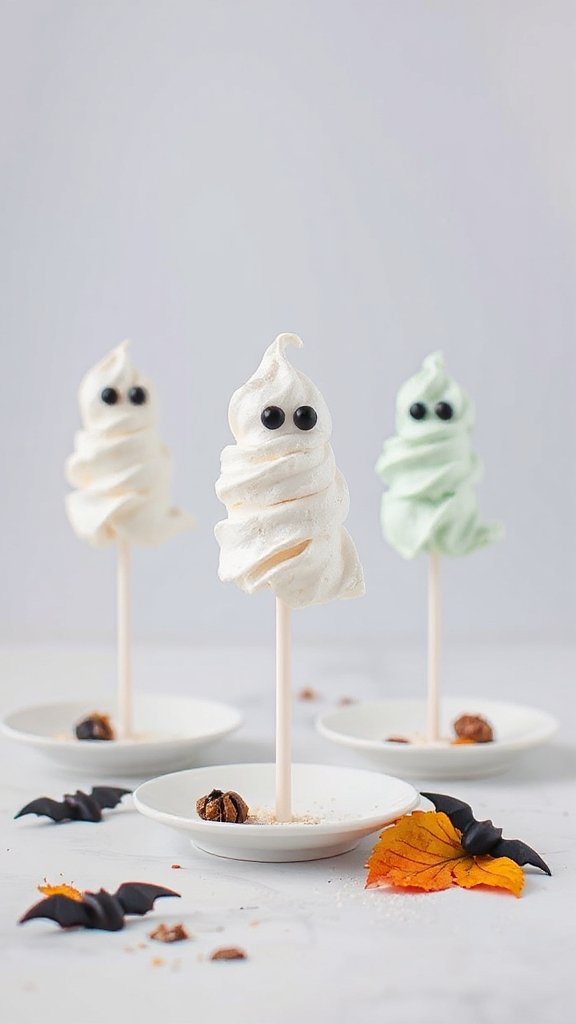 ghostly meringue dessert pops ghostly meringue dessert pops