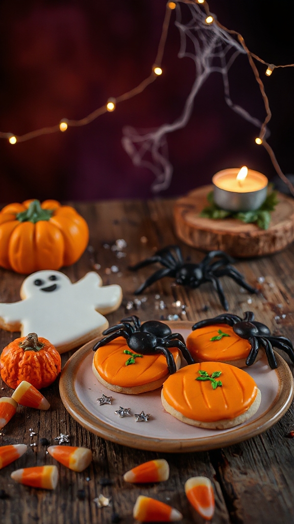 ghoulish festive sugar cookies