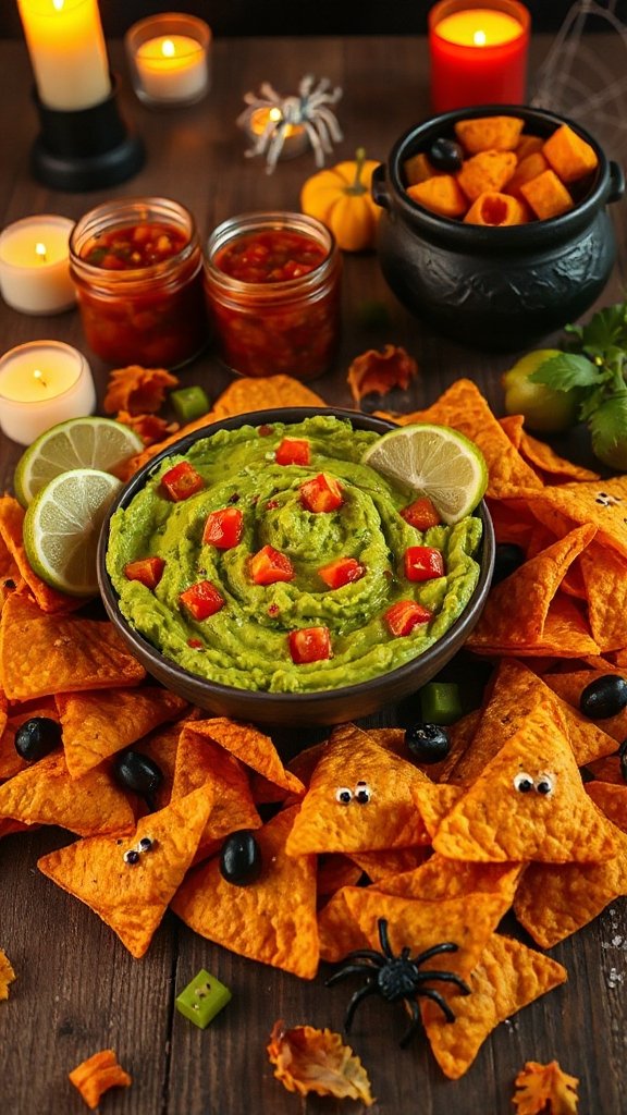 ghoulish halloween guacamole delight ghoulish halloween guacamole delight