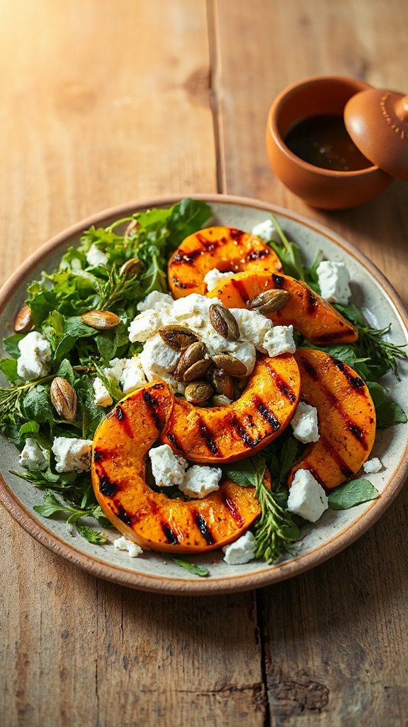 grilled pumpkin feta salad grilled pumpkin feta salad