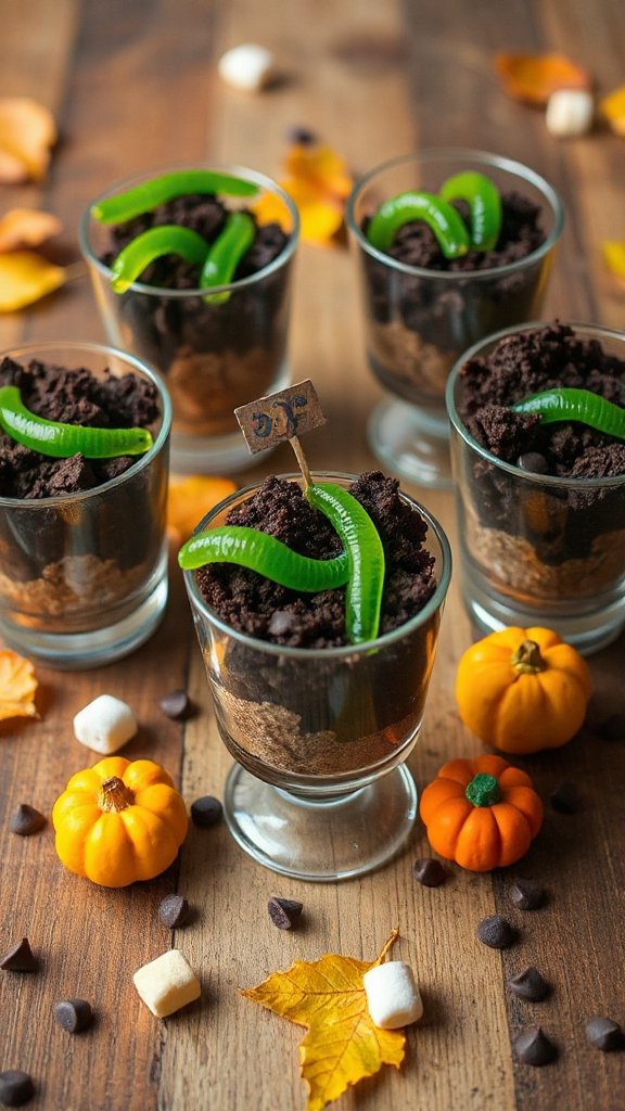 gummy worm dessert cups gummy worm dessert cups