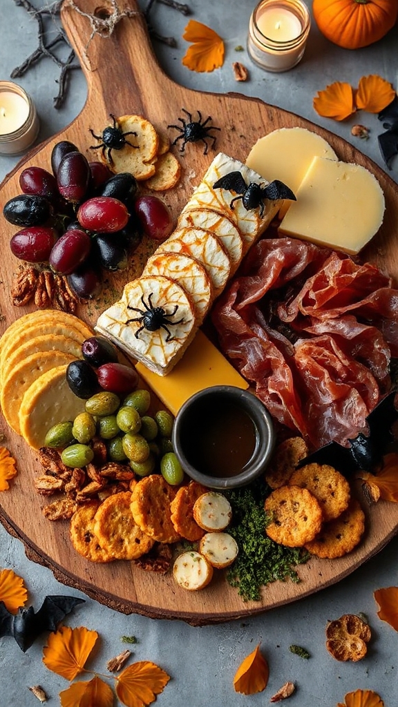 halloween cheese and charcuterie