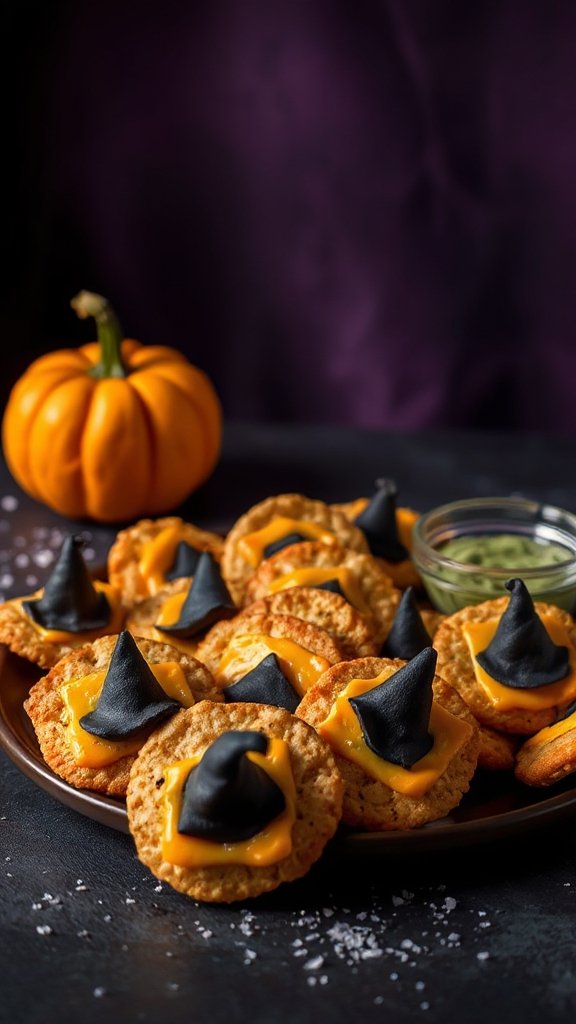 halloween cheese cracker treat halloween cheese cracker treat