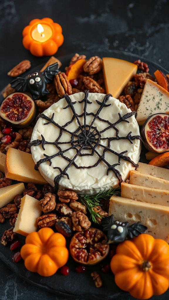 halloween cheese platter creation