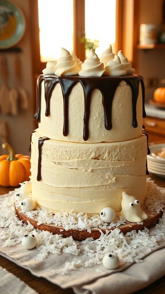 halloween coconut poke cake halloween coconut poke cake