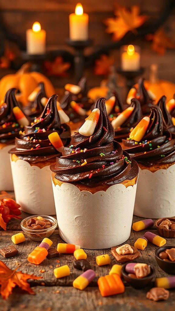 halloween cupcake candy decorations halloween cupcake candy decorations