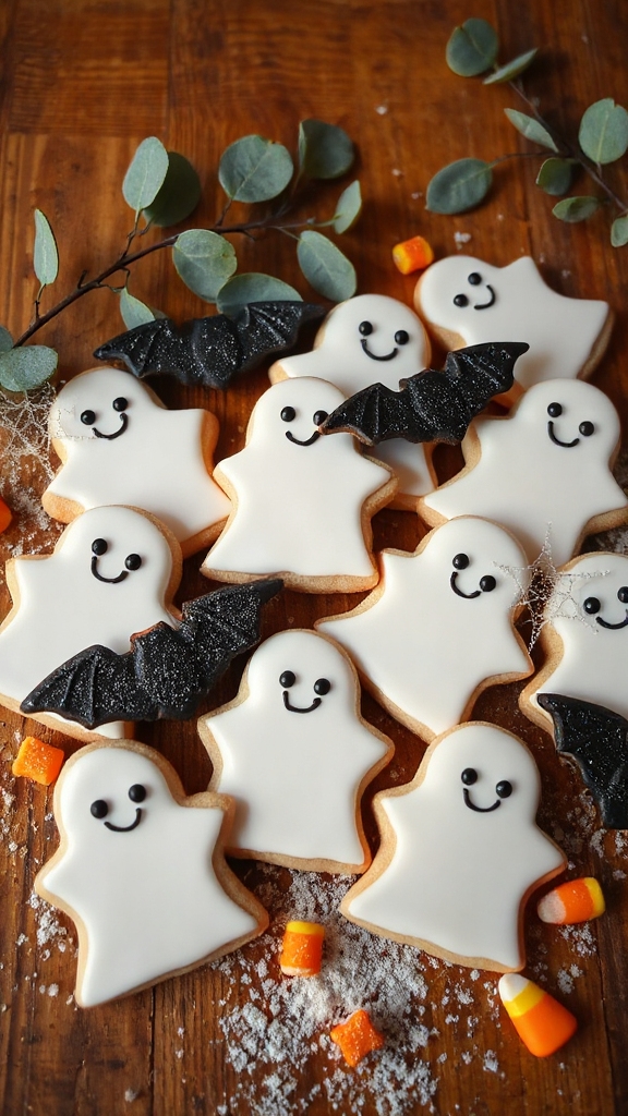 halloween decorated sugar cookies