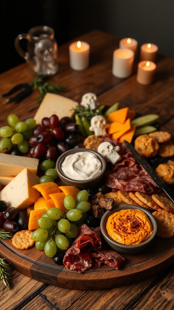halloween fruit charcuterie board