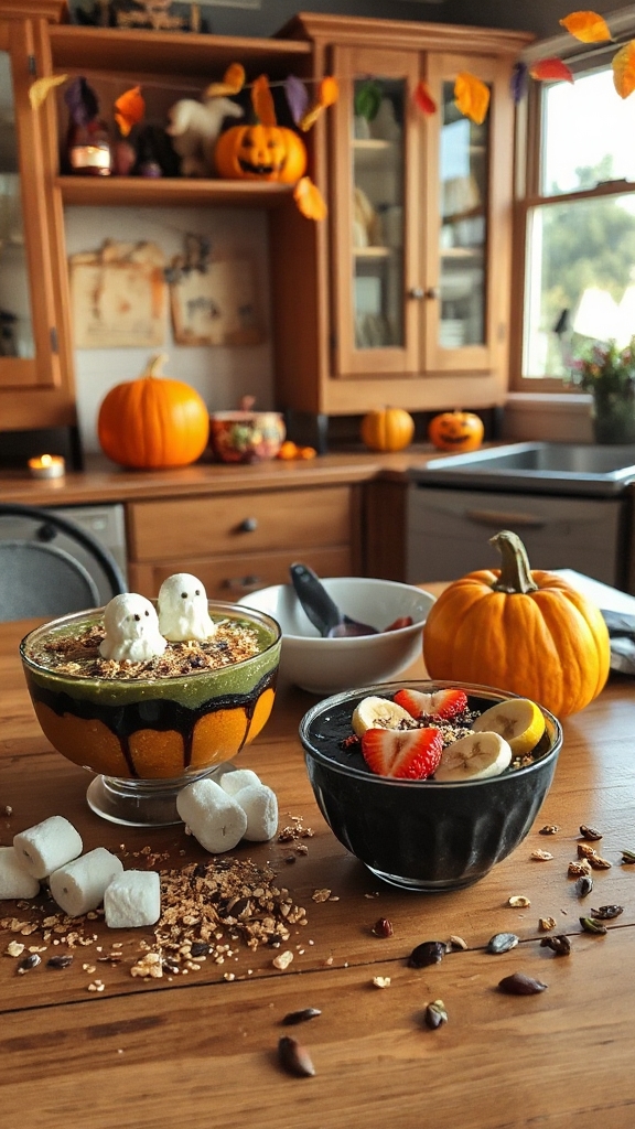 halloween smoothie bowl delight