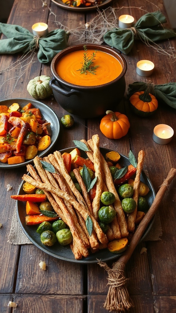 halloween themed breadstick recipe