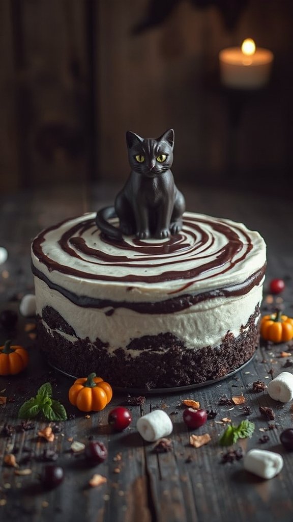 halloween themed cheesecake delight