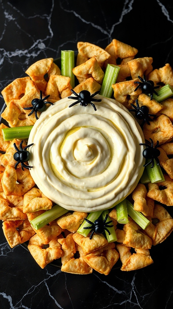 halloween themed creamy dip