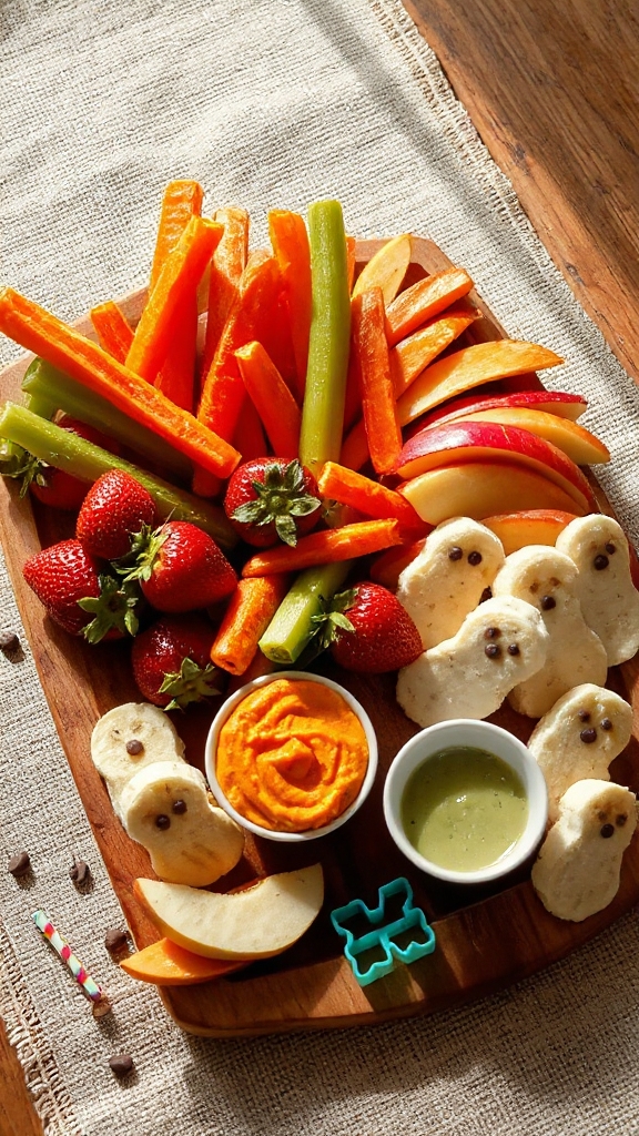 halloween veggie snack fun