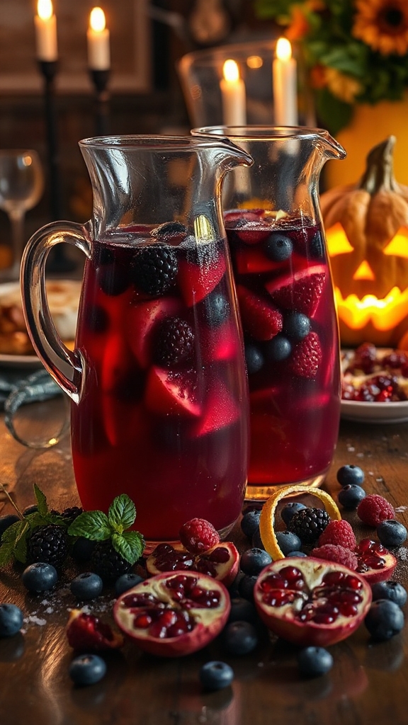 hauntingly delicious berry sangria