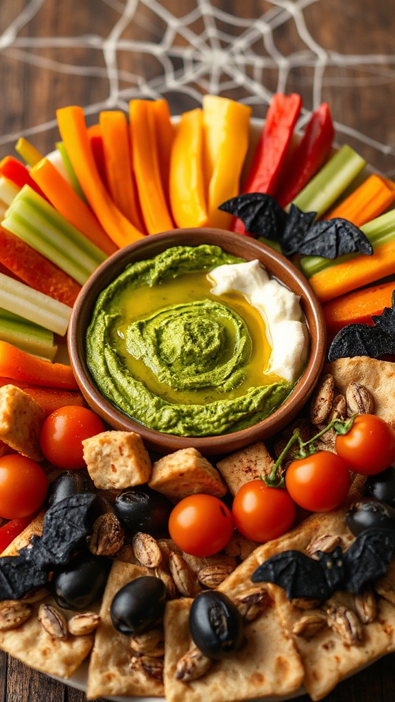 hauntingly delicious hummus platter