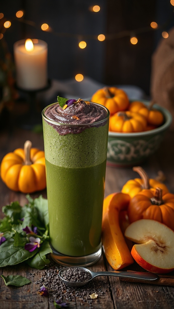 healthy halloween smoothie recipe