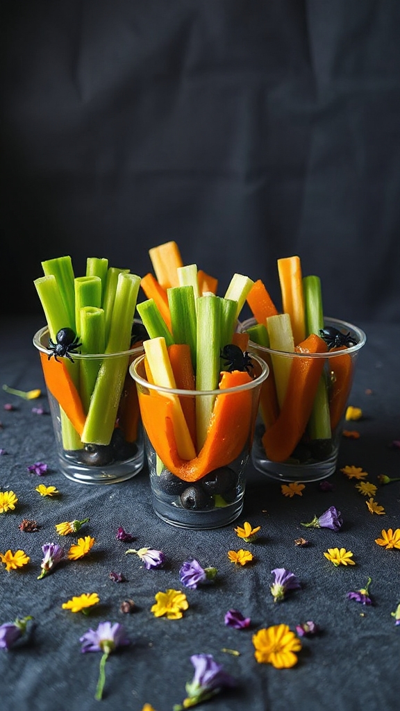 healthy halloween veggie treats