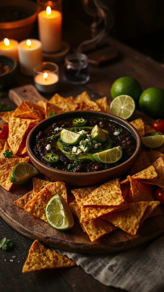 hearty black bean dip
