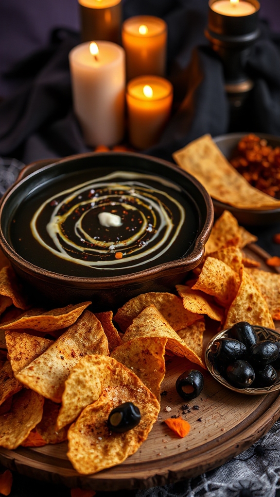 hearty halloween black bean