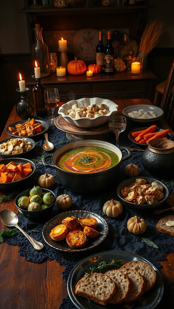 hearty halloween vegetable soup