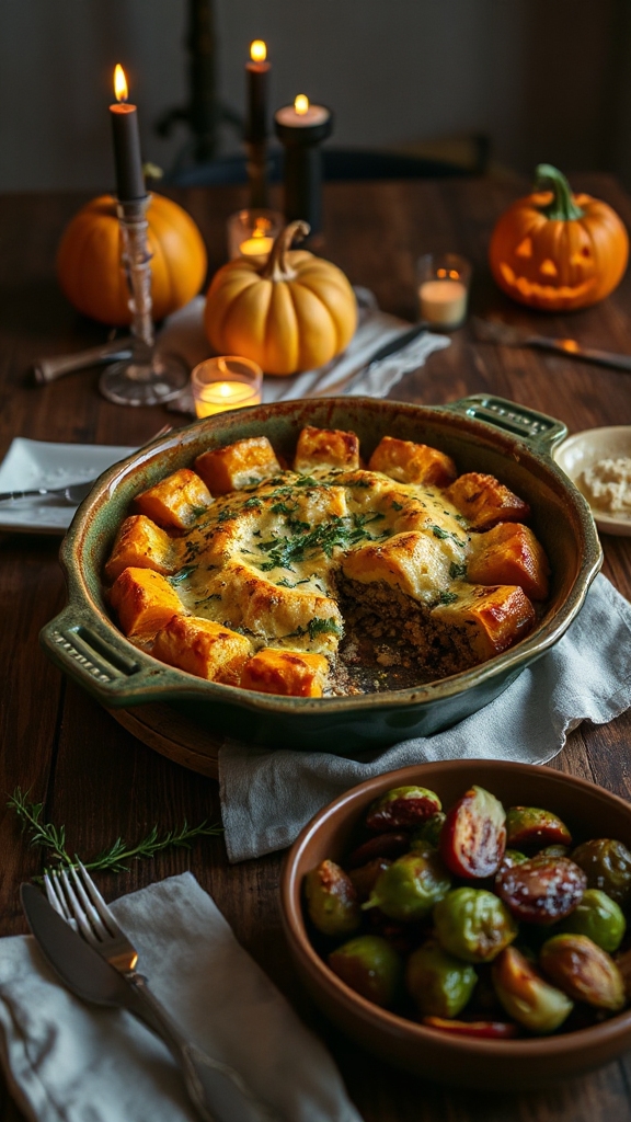 hearty squash quinoa bake