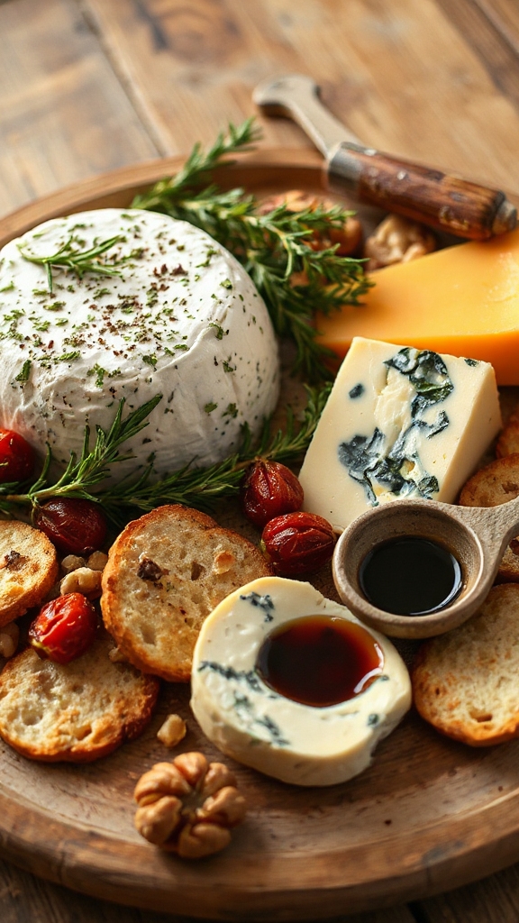 herb infused cheese platter delight