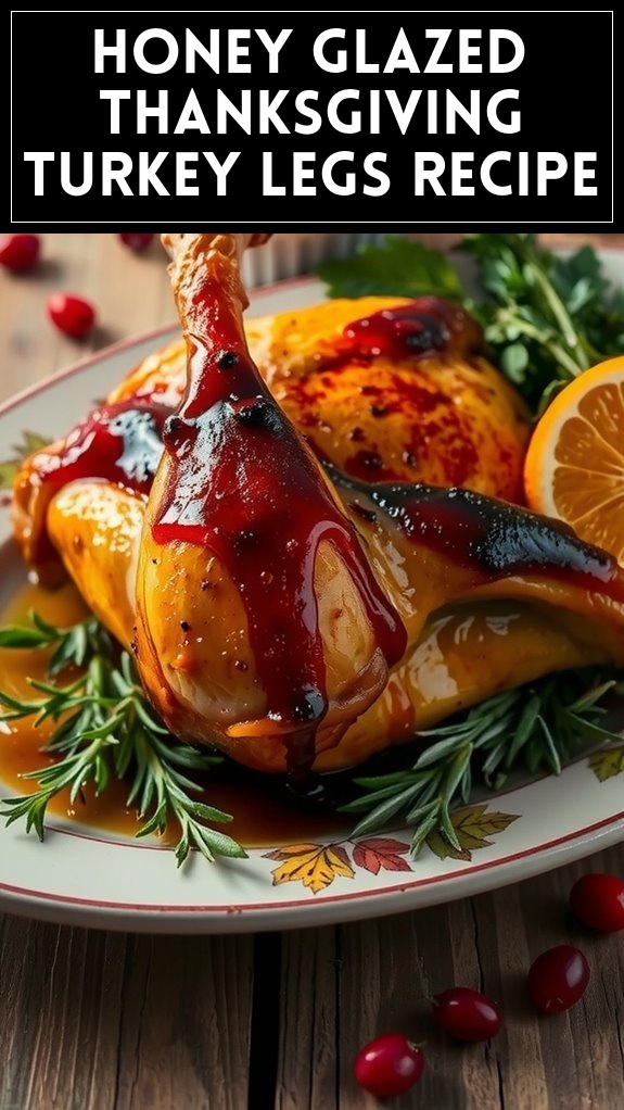 Honey Glazed Thanksgiving Turkey Legs Recipe
