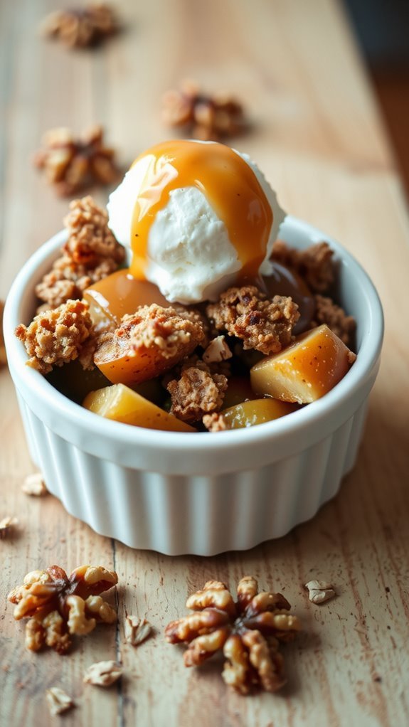 individual ramekins with toppings individual ramekins with toppings