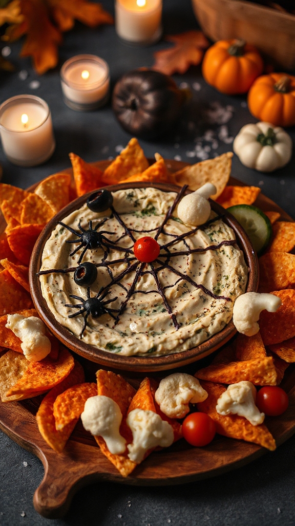 layered halloween dip delight