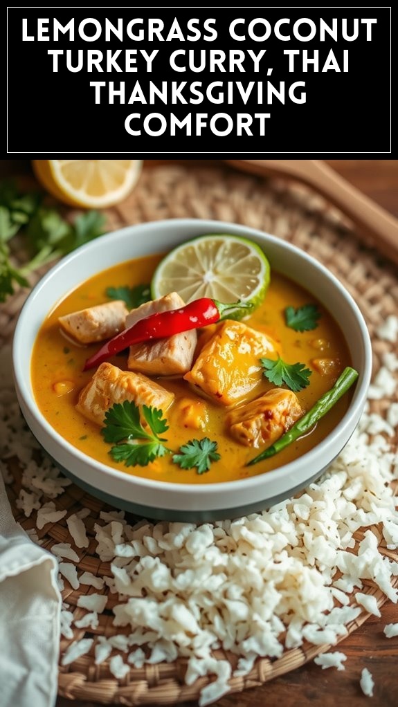 Lemongrass Coconut Turkey Curry, Thai Thanksgiving Comfort